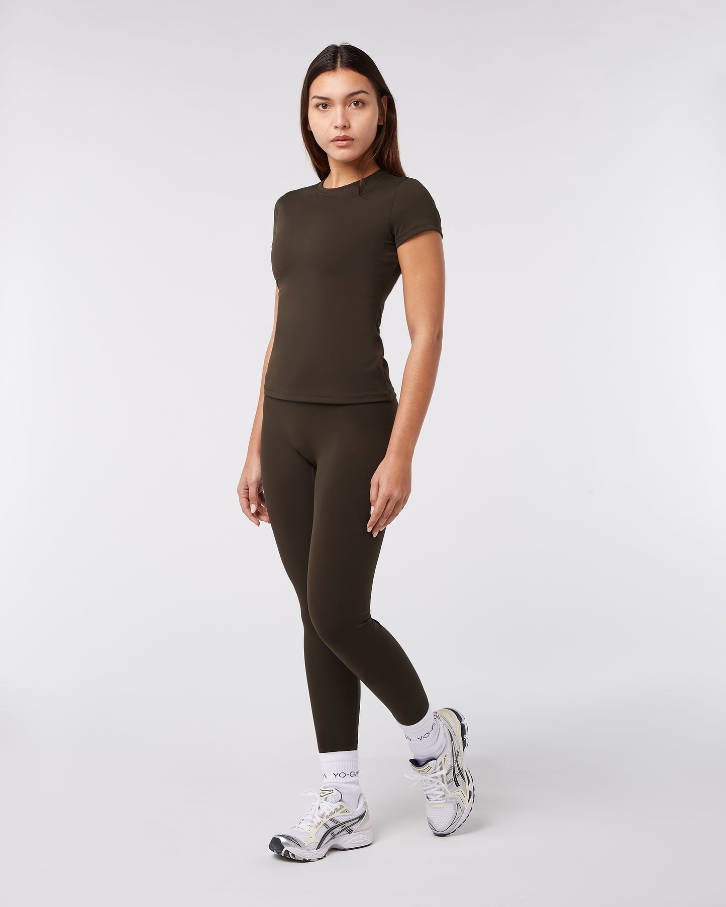 Short Sleeve Top - Coffee Bean