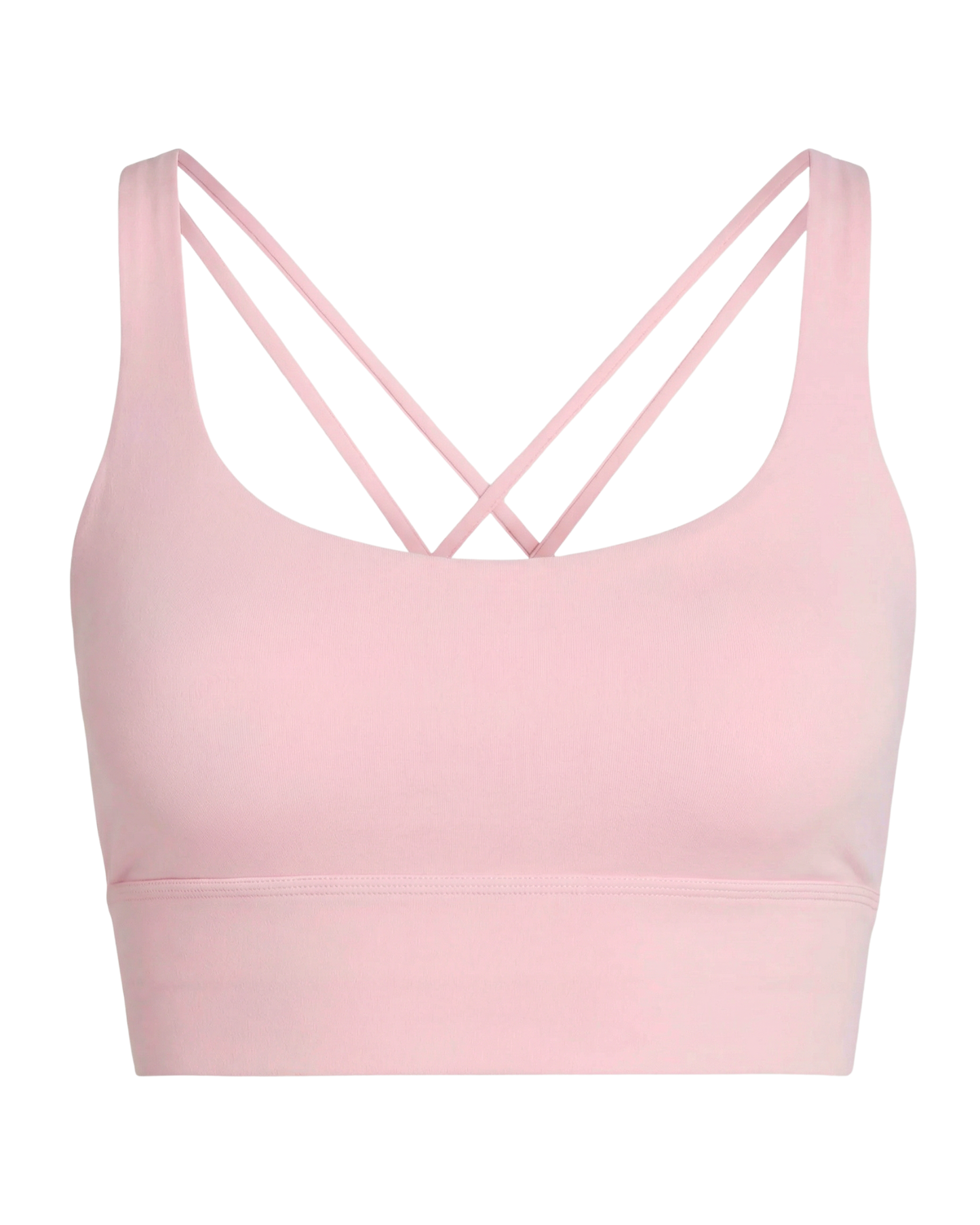 Cross Back Bra - Blossom Pink