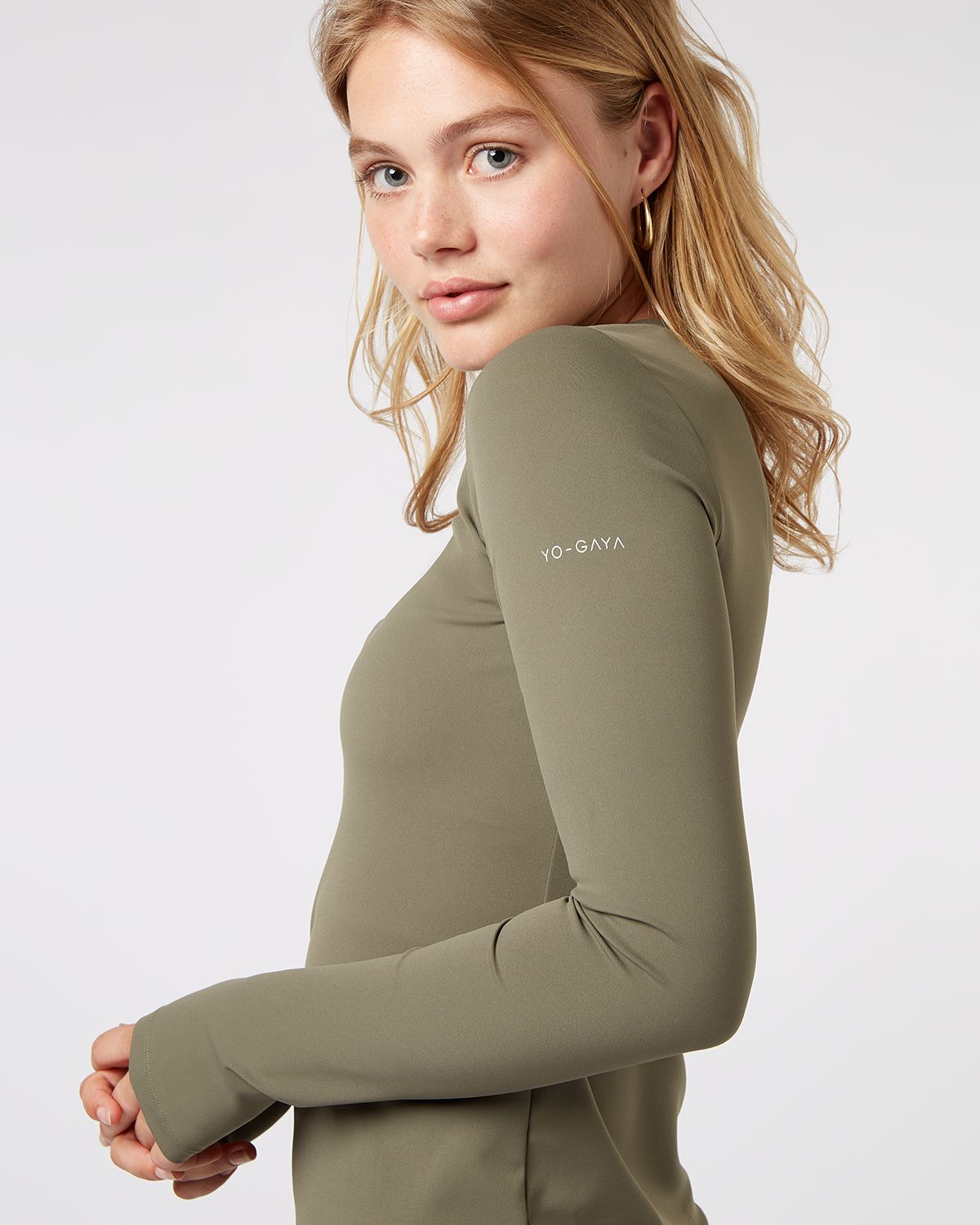 Long Sleeve Top - Olive Green