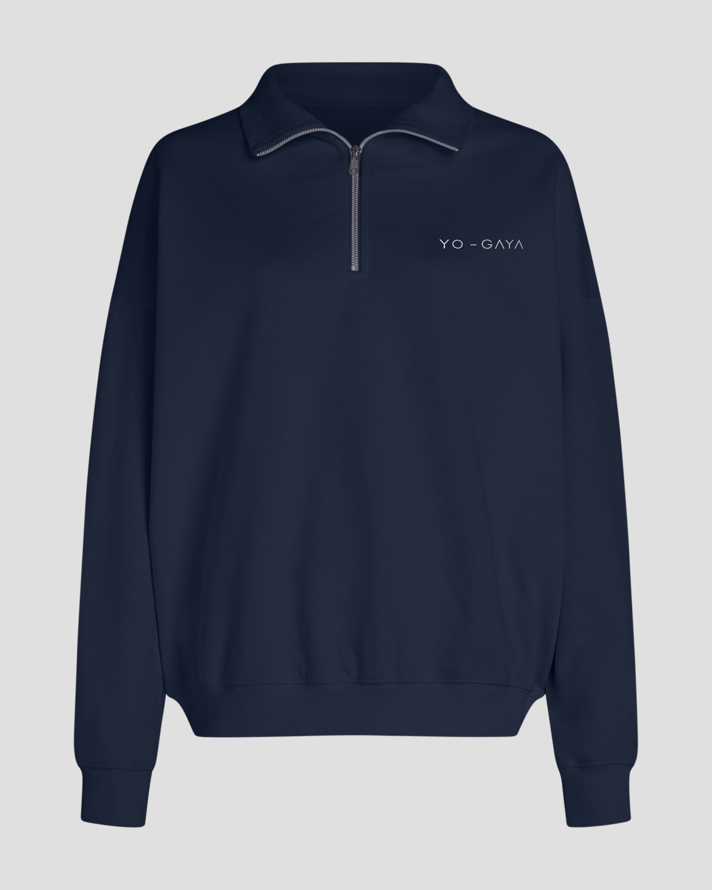 Quarter Zip Pullover - Deep Ocean Blue