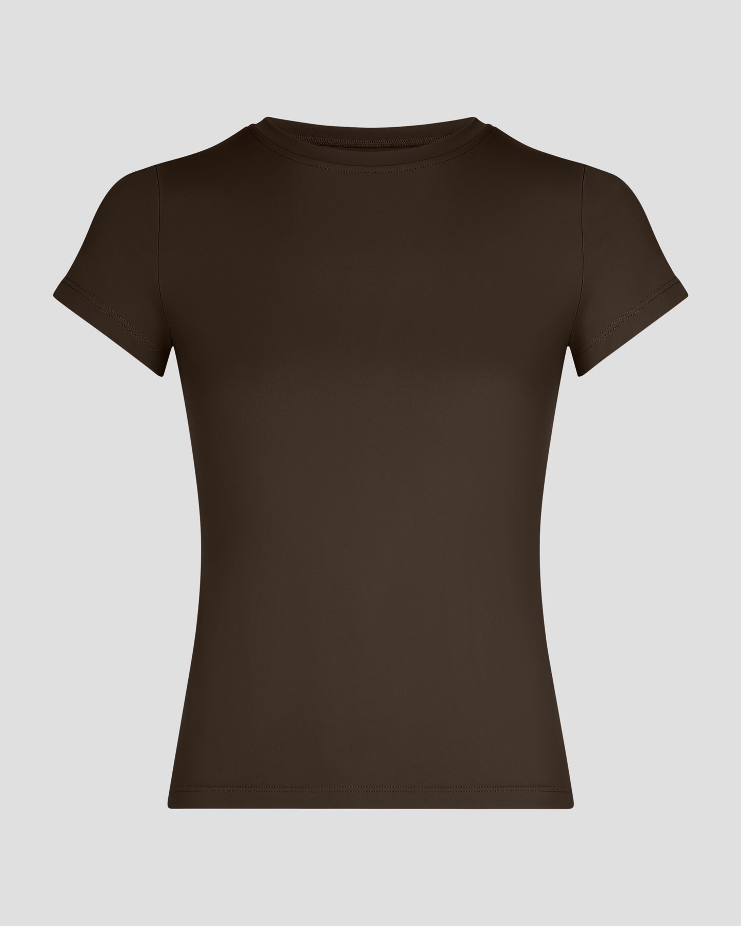 Short Sleeve Top - Coffee Bean