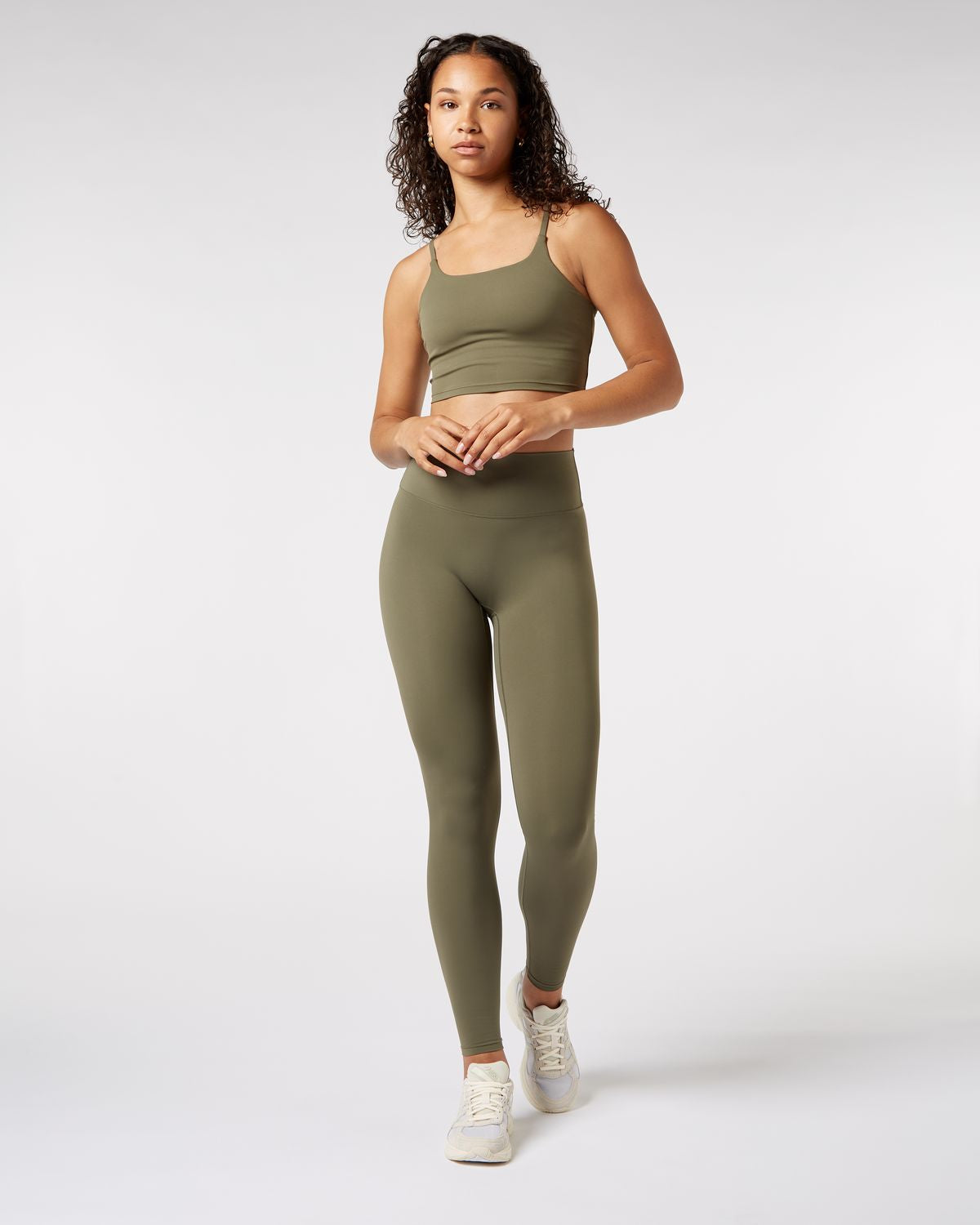 Sports Bra - Olive Green